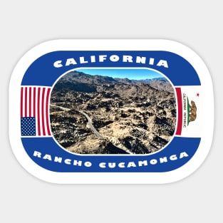 California, Rancho Cucamonga City, USA Sticker